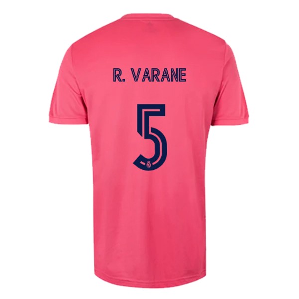 Maglia Real Madrid Away NO.5 Varane 20/21 Rosa